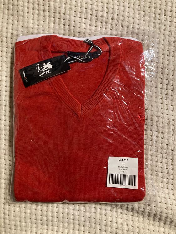 Pull Femme Rouge Taille Estimée L - Label Emmaüs