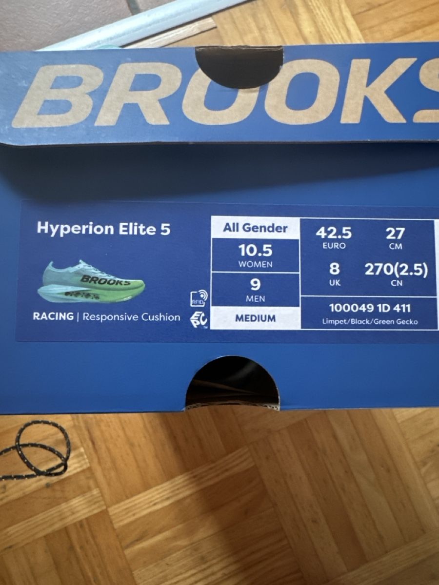 Brooks Scarpe da uomo: Brooks Hyperion Elite 5 (42.5) – Nuovo e nell'imballaggio originale da Sigirino venduto da del_l62x 1