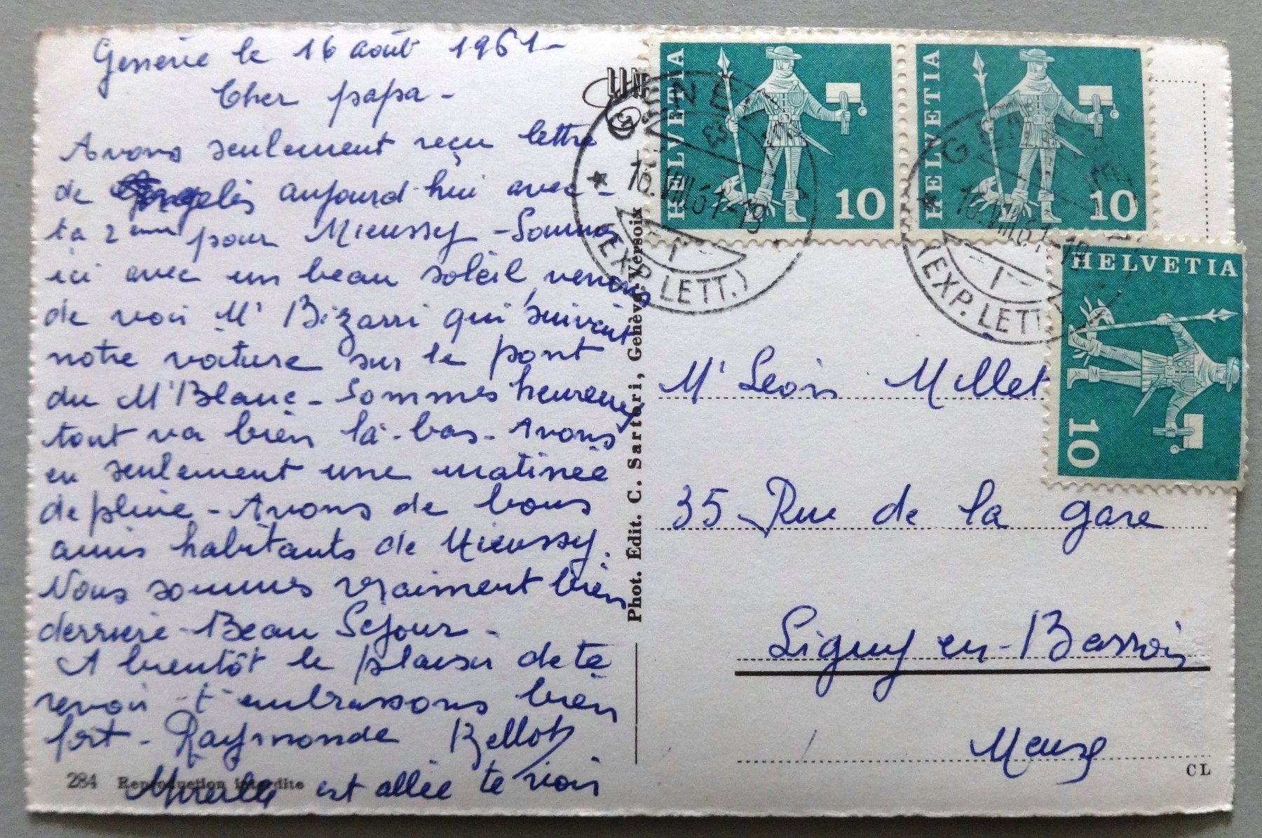 Cartes postales: Genève - Multivues – D'occasion à Fétigny par Billy2miny 1