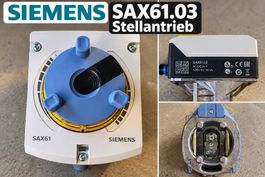 Siemens Stellantrieb SAX61.03 24V 500N NEU Heizungsventil
