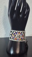 Bracciale Tessuto Occhio Multicolore Nuovo