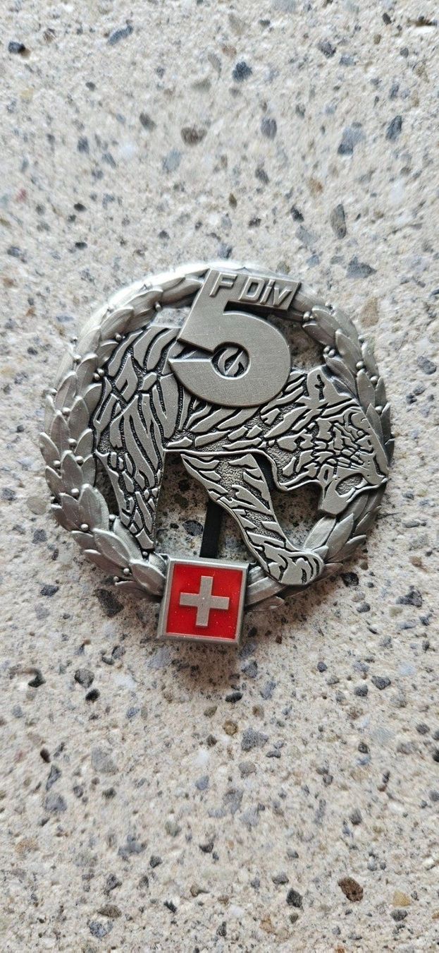 Schweizer Armee Placchette & Badge: *** Beretemblem Silber *** – Nuovo (secondo la descrizione) da Riedholz venduto da fr_sIruP