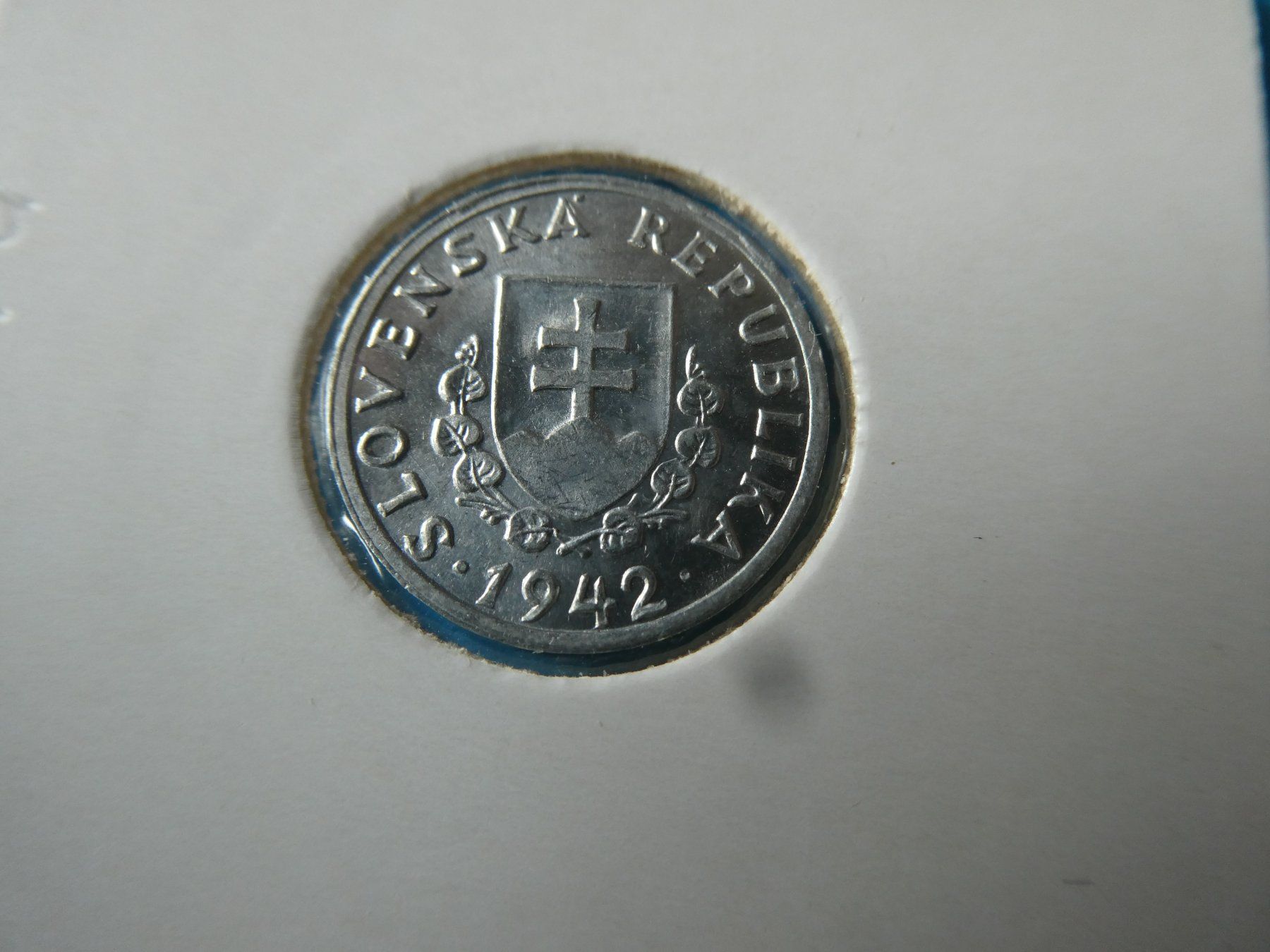 Tutti le monete: Slowakei 1942, 20 Halierov  stgl. – Usato da Hinterforst venduto da Rohusri 1