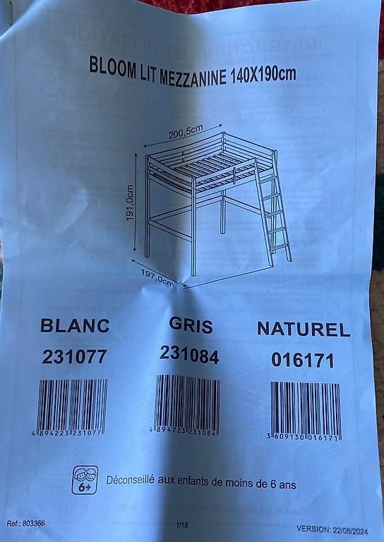 Letti: Lit mezzanine – Usato da Veytaux venduto da aur_5zk5 2