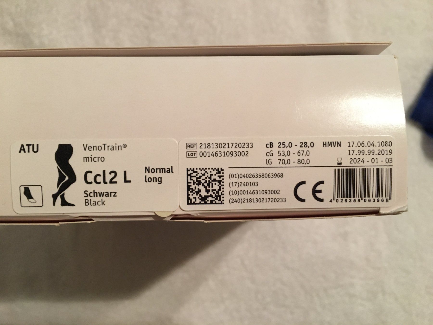 Calze & Collant: BAUERFEIND Kompression Strumpfhose- schwangere /normale, NEU – Nuovo e nell'imballaggio originale da Heerbrugg venduto da dwfg 3