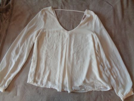 Damen Bluse langarm cremeweiss Grösse M, Forever21!