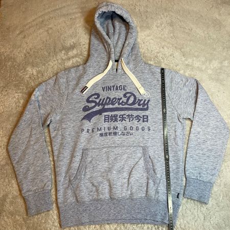Superdry Vintage Logo Hoodie Grau Grösse XL