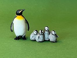 Schleich Königspinguin und Junger Pinguin Pinguinjunges