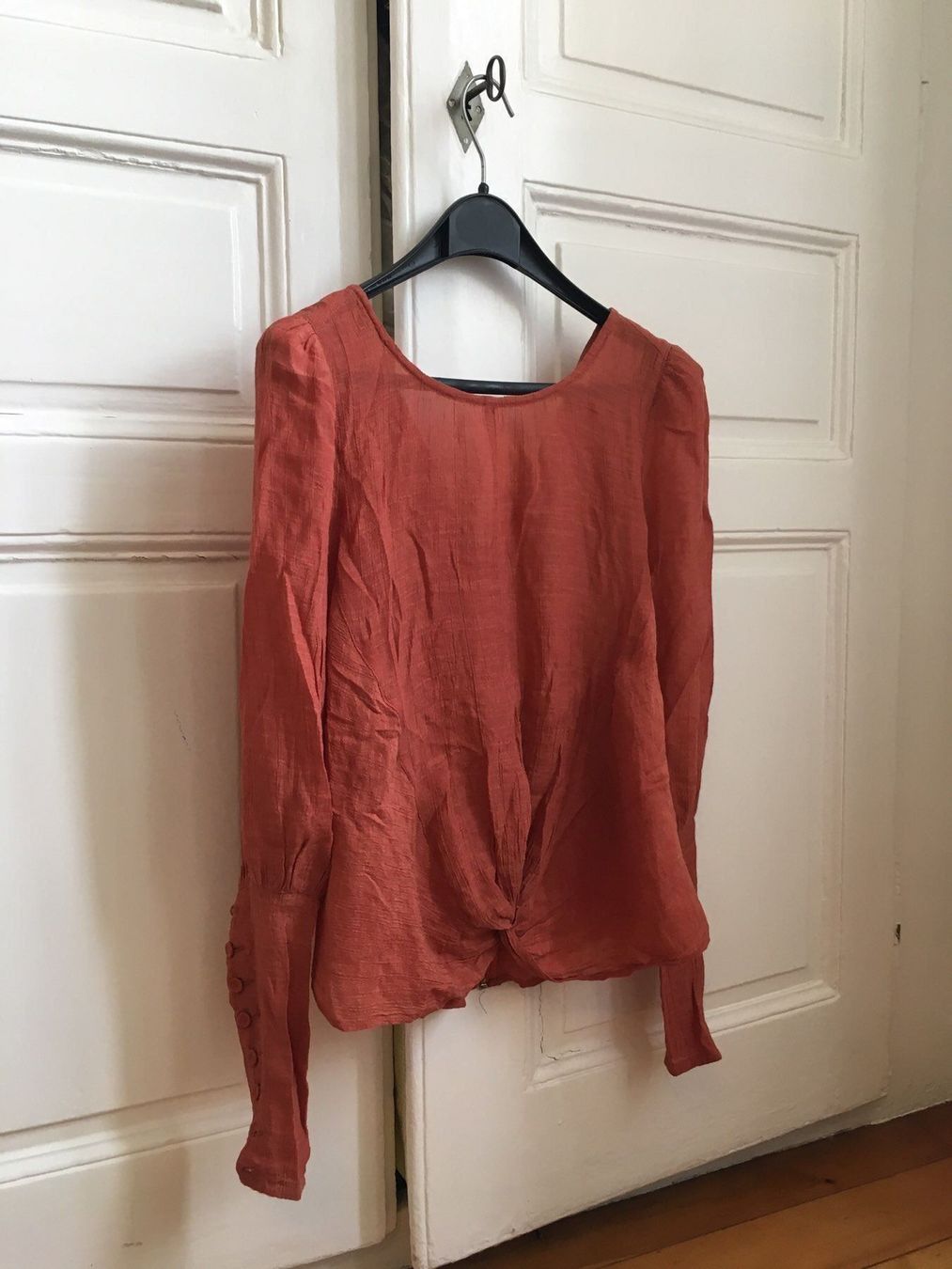 Top: Top in schönem braunrot – Usato da Zürich venduto da Chanelle07