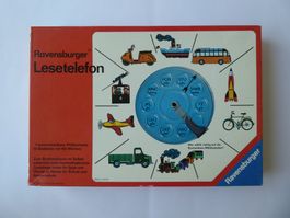 Ravensburger Lesetelefon Nostalgie Lernspiel, 1970, komplett
