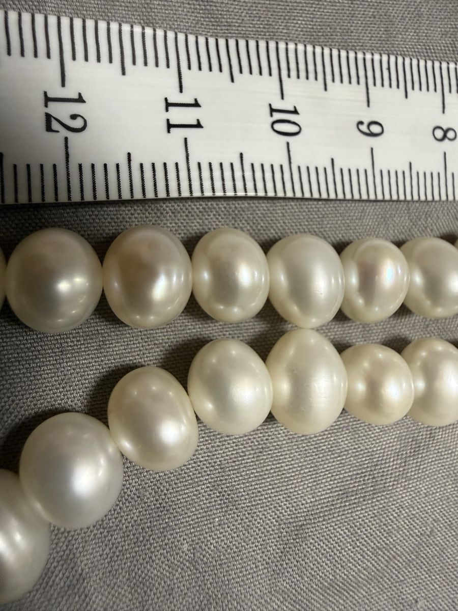 Perle (finte): Kette mit echt Perlen – Usato da Oberhof venduto da RealStone