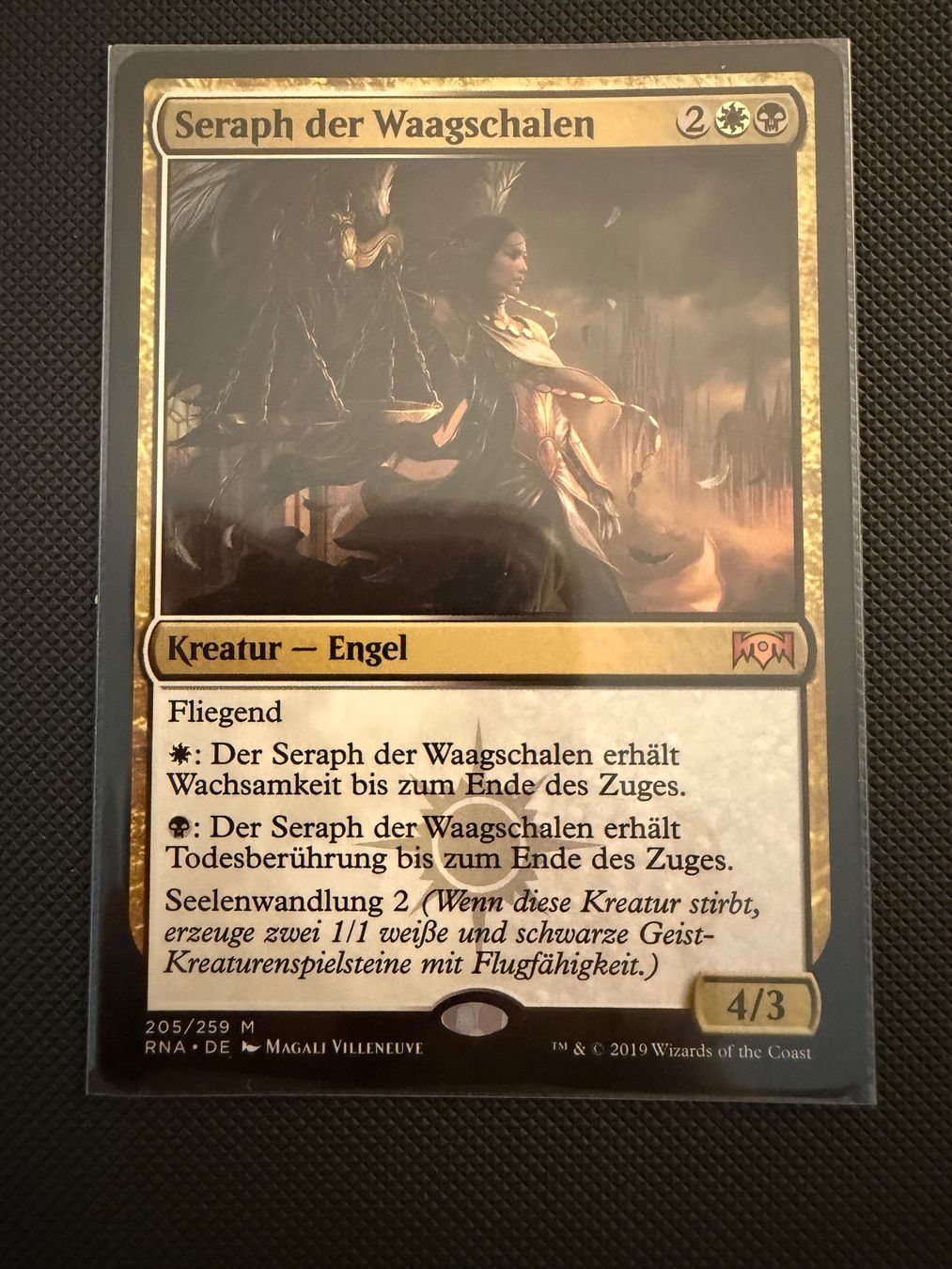 Magic The Gathering Sammelbilder & Trading cards: Seraph der Waagschalen – Gebraucht aus Ulisbach von joelsj