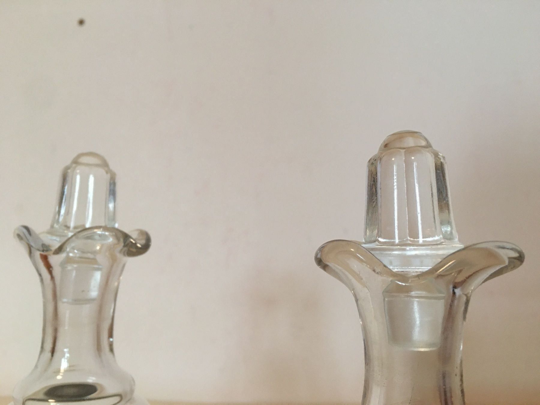 Caraffe: Jugendstil, Öl- und Essigkaraffen – Usato da Dornach venduto da AnnaK08