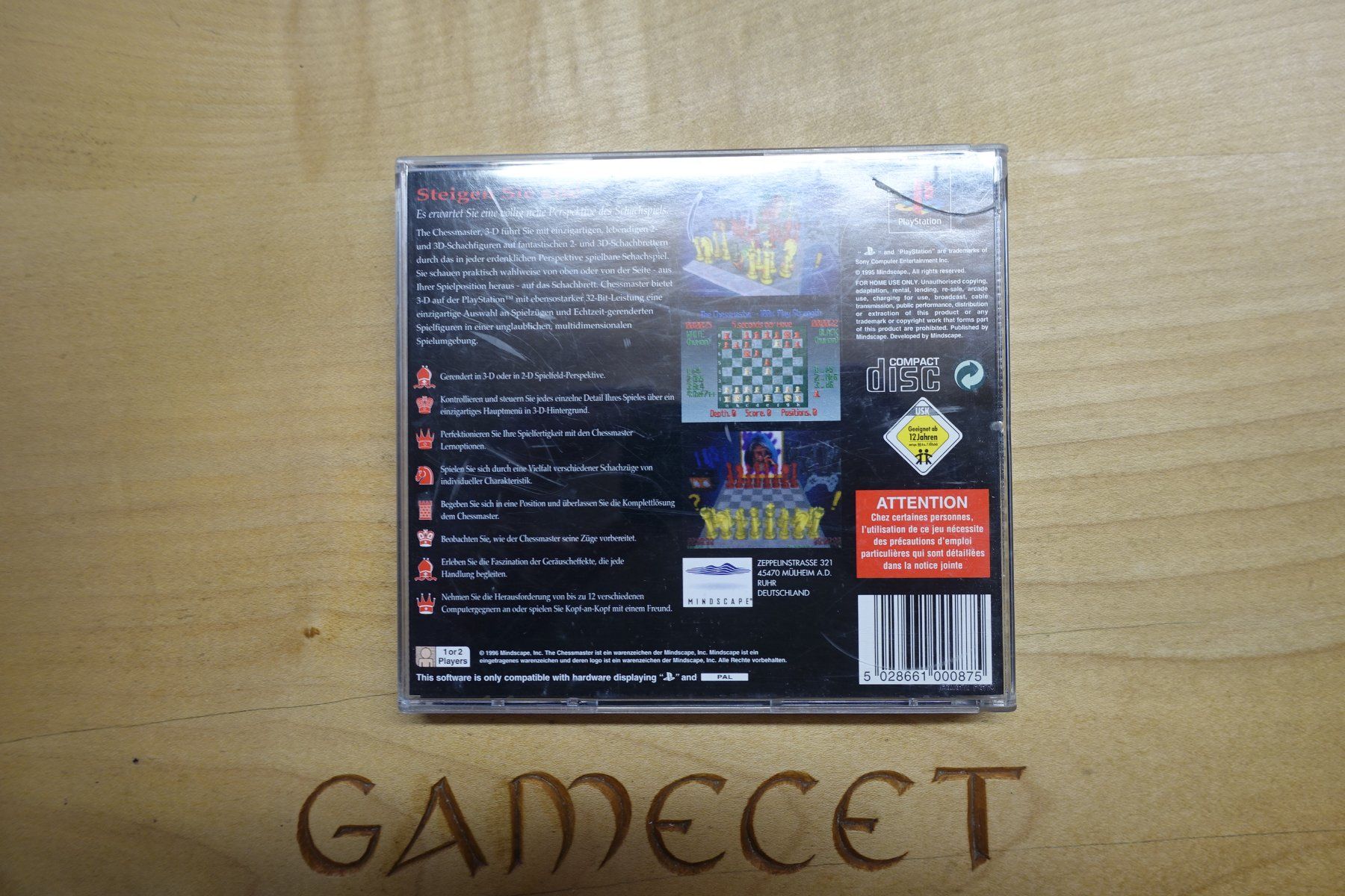 Sony Jeux: The Chessmaster 3-D – D'occasion à Steinach par Gamecet 2