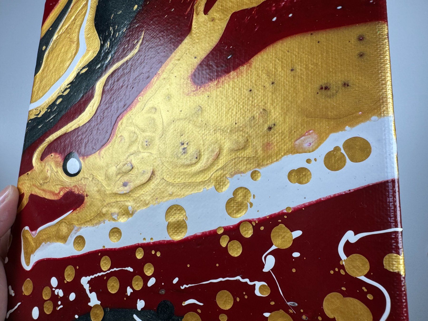 Dipinti: Acryl-Flüssigmalerei, quadratisch – Usato da Schlieren venduto da MayaSheng1983 1