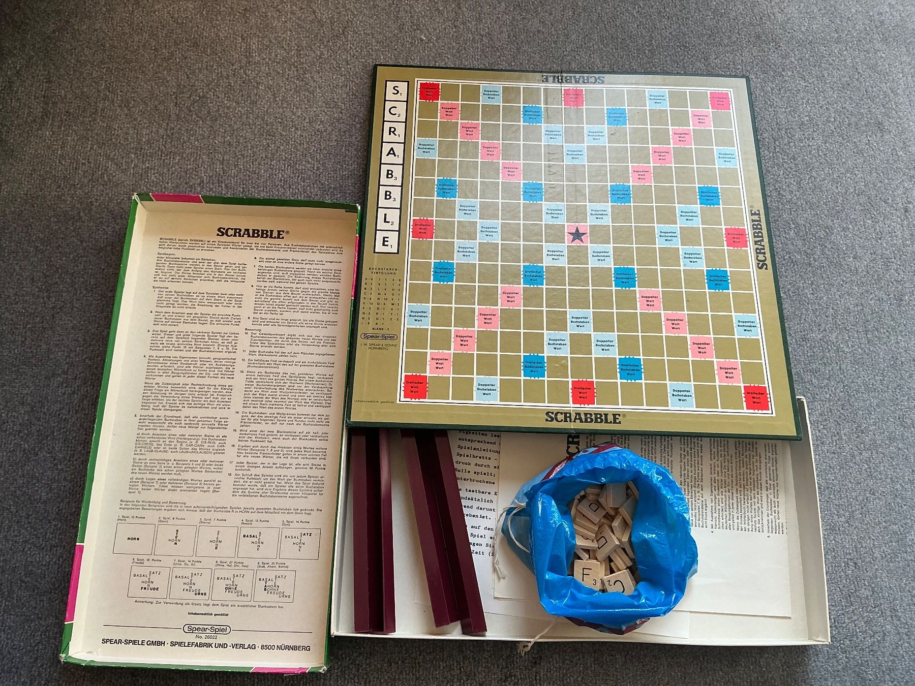 Giochi: Original Scrabble mit 120 Holzbuchstaben – Usato da Jona venduto da Jancy60 1