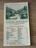 Alter Prospekt / Gotthard Bahn Göschenen Ausgabe ca. 1930