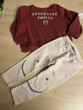 Zara Babygirl Set Pullover und Leggings Gr.86