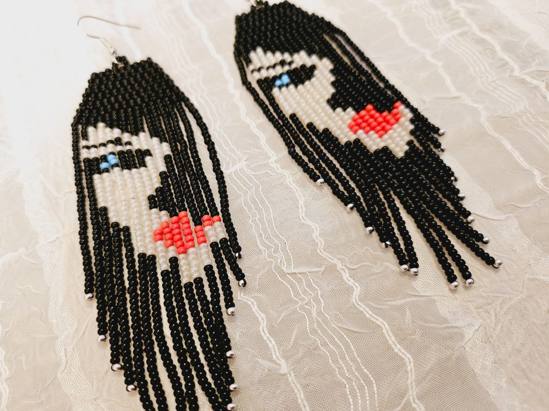 Orecchini pendenti & Orecchini a lobo: Handgemachte ohrringe Frida Kahlo – Nuovo (secondo la descrizione) da Dietikon venduto da Eleda 2