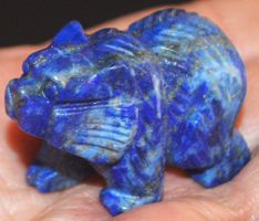 Deko – Heilstein F-655 – Bär – Lapislazuli ca. 4x2,5x2cm 35,