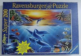 Puzzle Ravensburger 200pz Delfini luminoso
