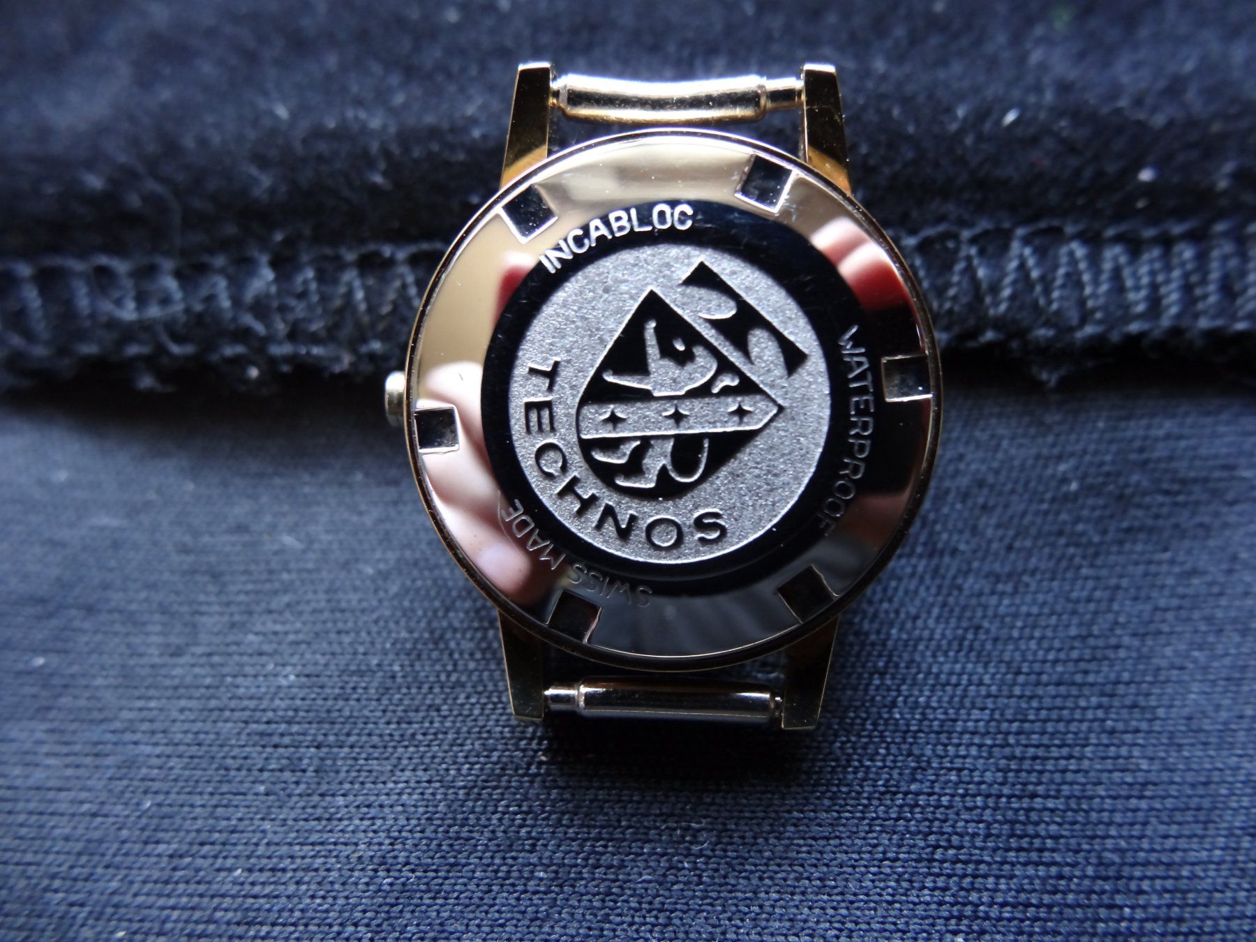 Lampen & Fotografie: boitier de montre swiss made TECHNOS plaqué 20 microns – Neu (gemäss Beschreibung) aus St-Imier von frederique6 1