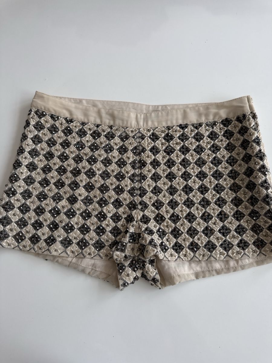 Zara Pantaloni: Shorts mit Pailetten – Usato da Rotkreuz venduto da Mini_mela33