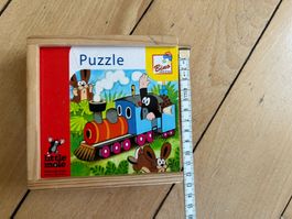 Erster Puzzlespass Holz "Der kleine Maulwurf" 4 Motive