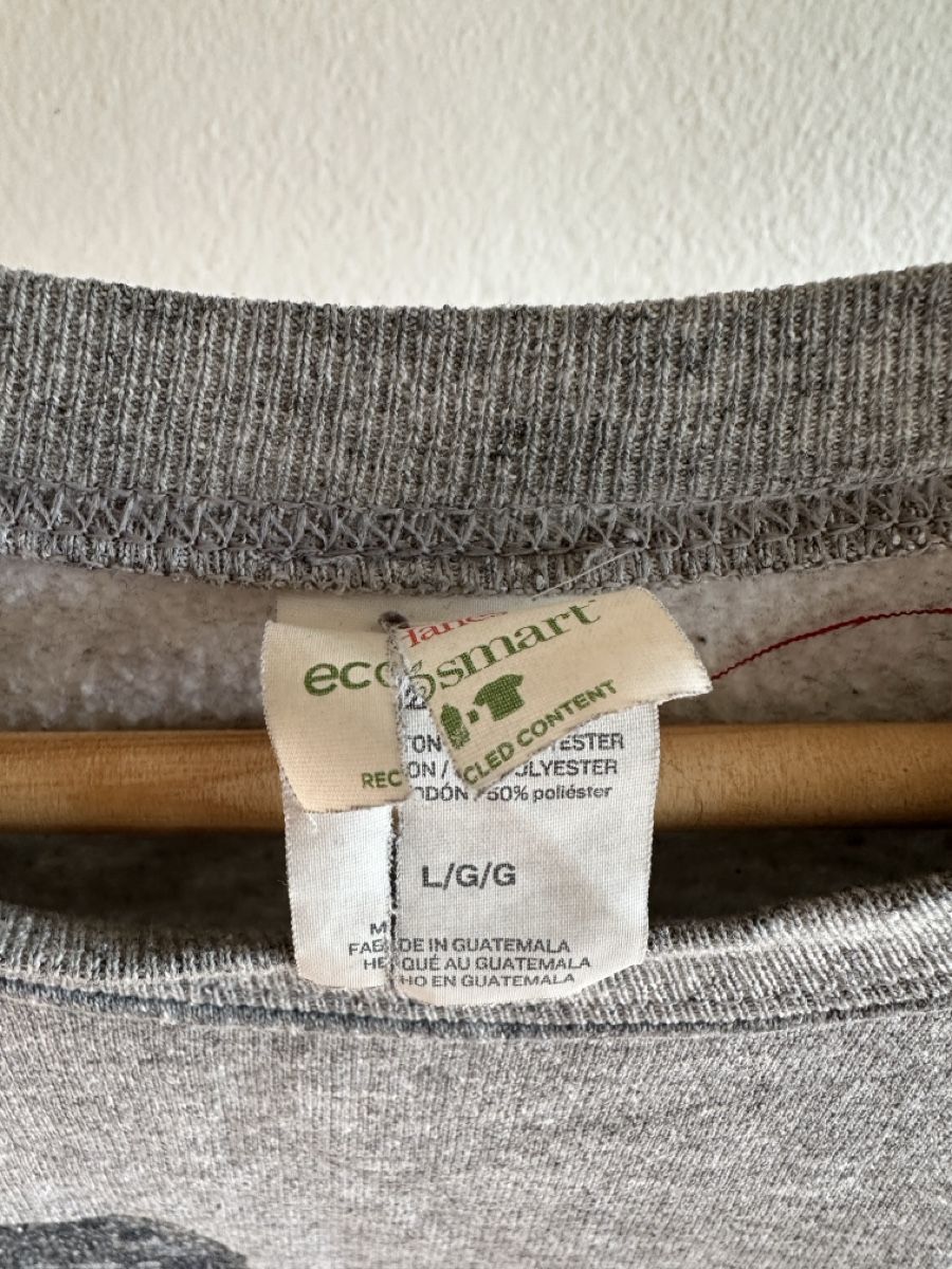 Maglioni & Felpe: Vintage Pullover mit "Old Time Hawkey" Print, Grösse L – Usato da Winterthur venduto da PerduBoy 2