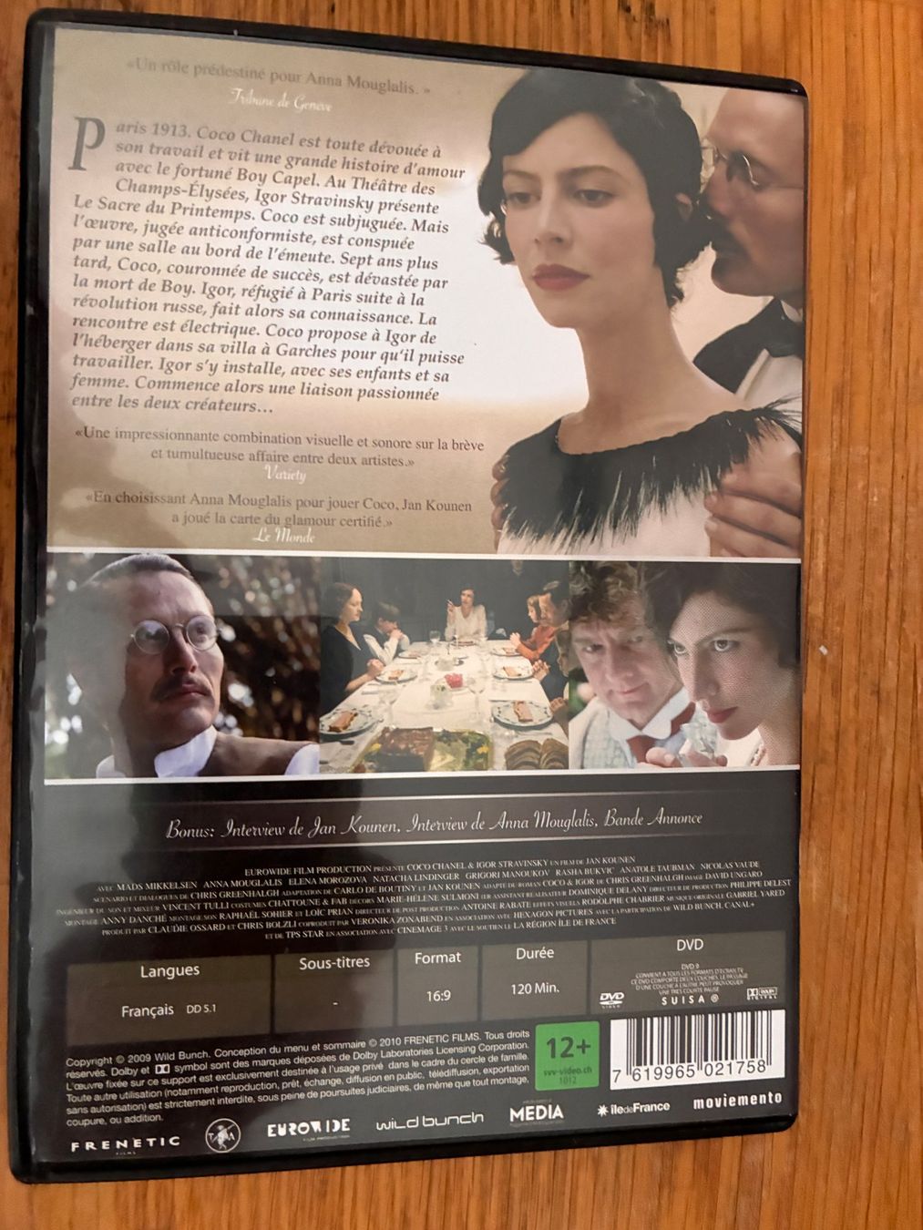 Tous les DVDs: Coco Chanel & Igor Stravinsky (2009, DVD) – D'occasion à Vevey par zecollector 1