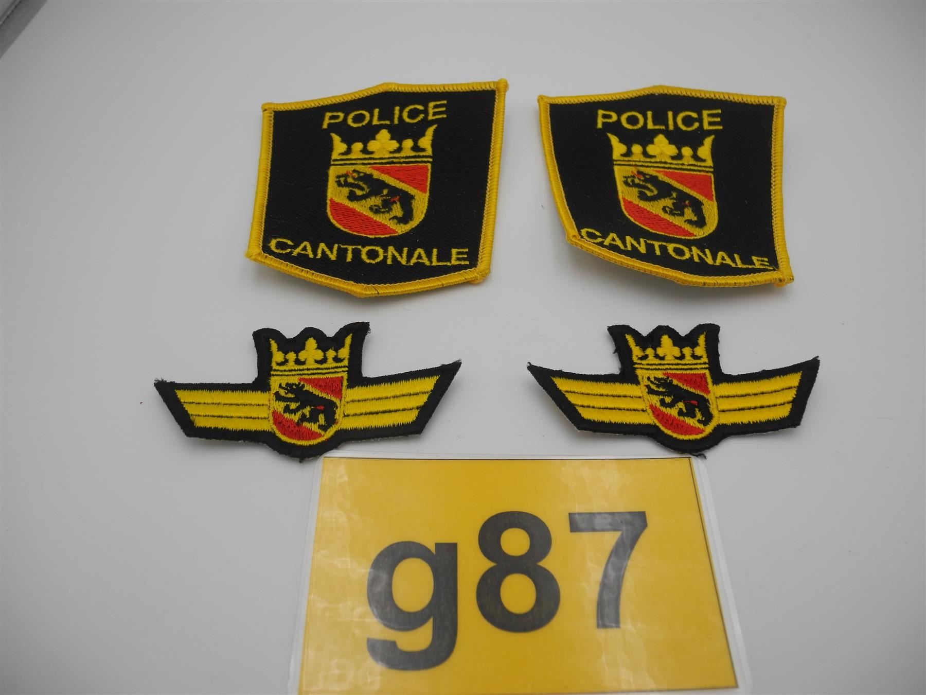 Toppe: 4 Patch / Abzeichen Police Cantonale BE – Nuovo (secondo la descrizione) da Kottwil venduto da Crazyrolf 1
