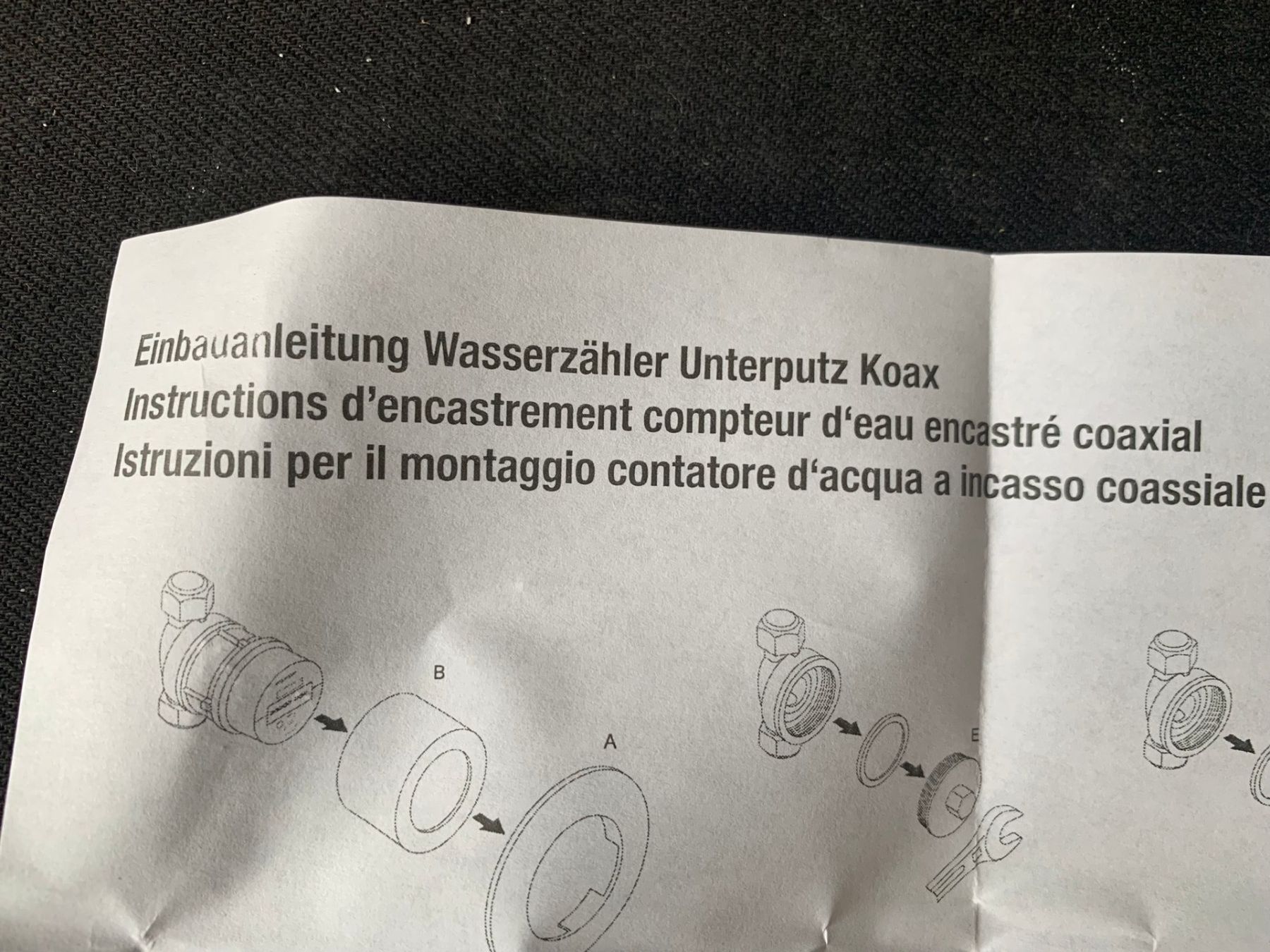 Misurare: Neovac Wasserzähler Koaxial Messkapsel Unterputz – Nuovo e nell'imballaggio originale da Wallisellen venduto da zappenduster 8