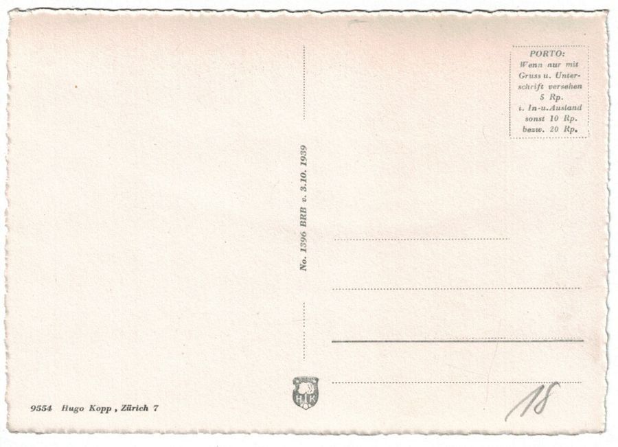 Cartoline postali: Rüegsauschachen um 1940-45 – Usato da Frauenfeld venduto da POML 1