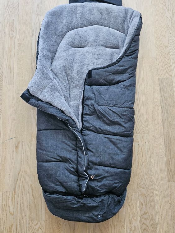 BABYCAB DaunenFußsack Tromso für Kinderwagen melange grau Kaufen auf Ricardo