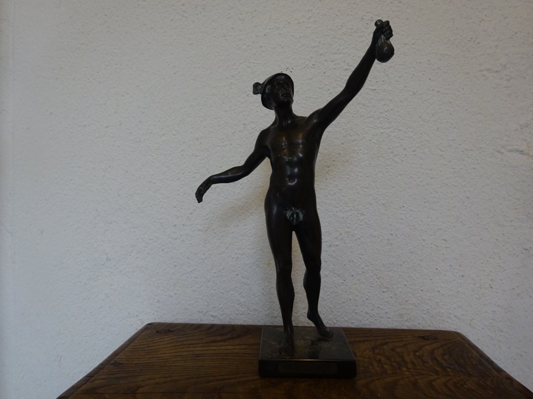Sculture & Statue: Merkur / signiert E. Keller – Usato da Esslingen venduto da eintagammeer