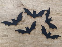 5 Stück Filz Fledermäuse 18*7 cm Felt bats