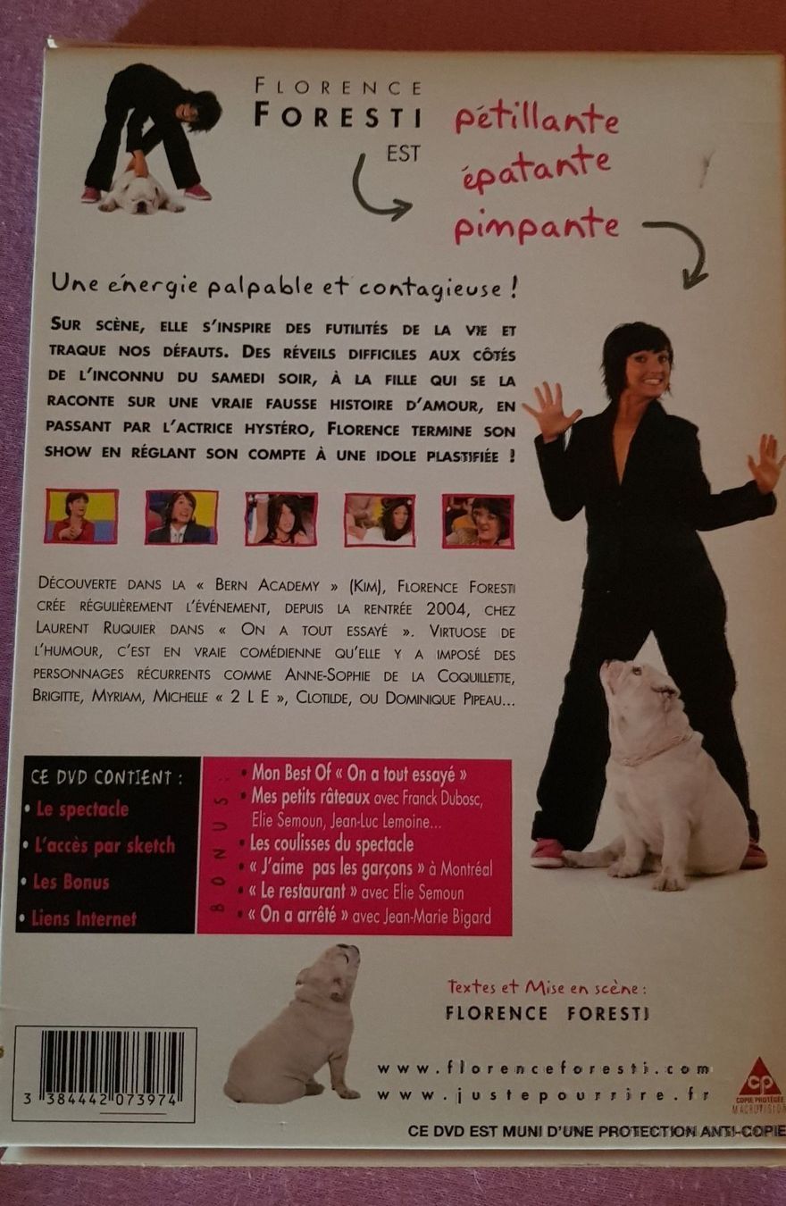 Tutti i DVDs: Florence Foresti DVD – Nuovo (secondo la descrizione) da Botyre (Ayent) venduto da Viperine 1