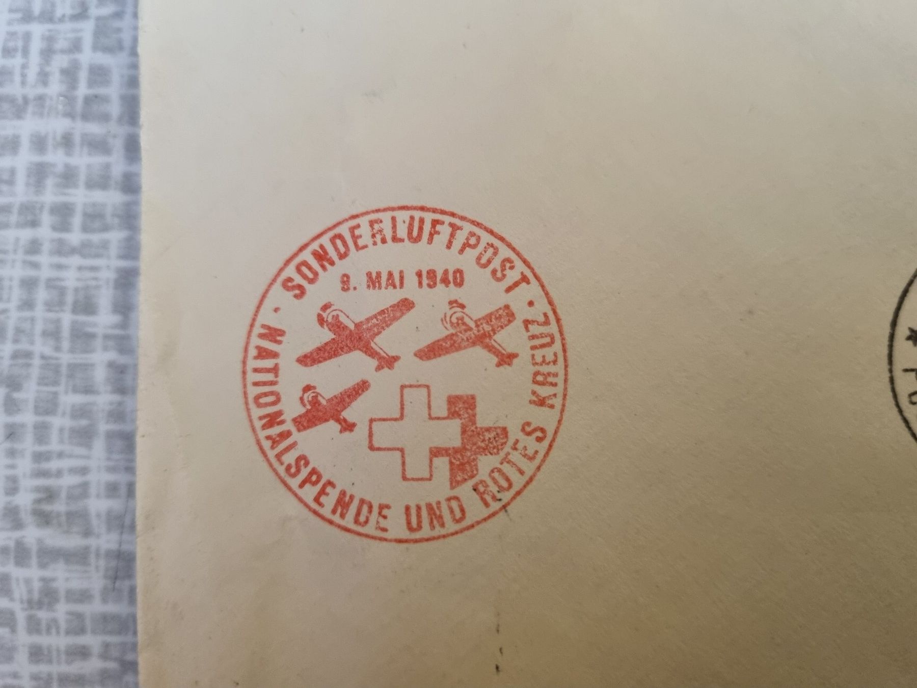 Couverts & Versandtaschen: Schweizer Briefmarken auf  Luftpostbrief - Sauberer Zustand! – Gebraucht aus Trachslau von bastet06 1