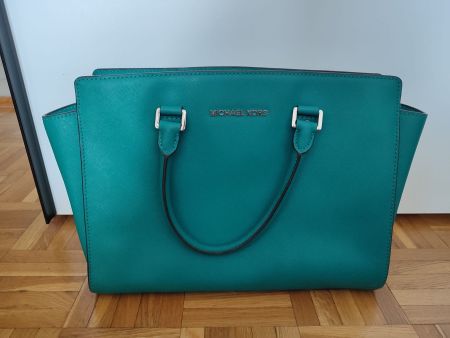 Sac Michael Kors vert émeraude avec sangle pour bandoulière