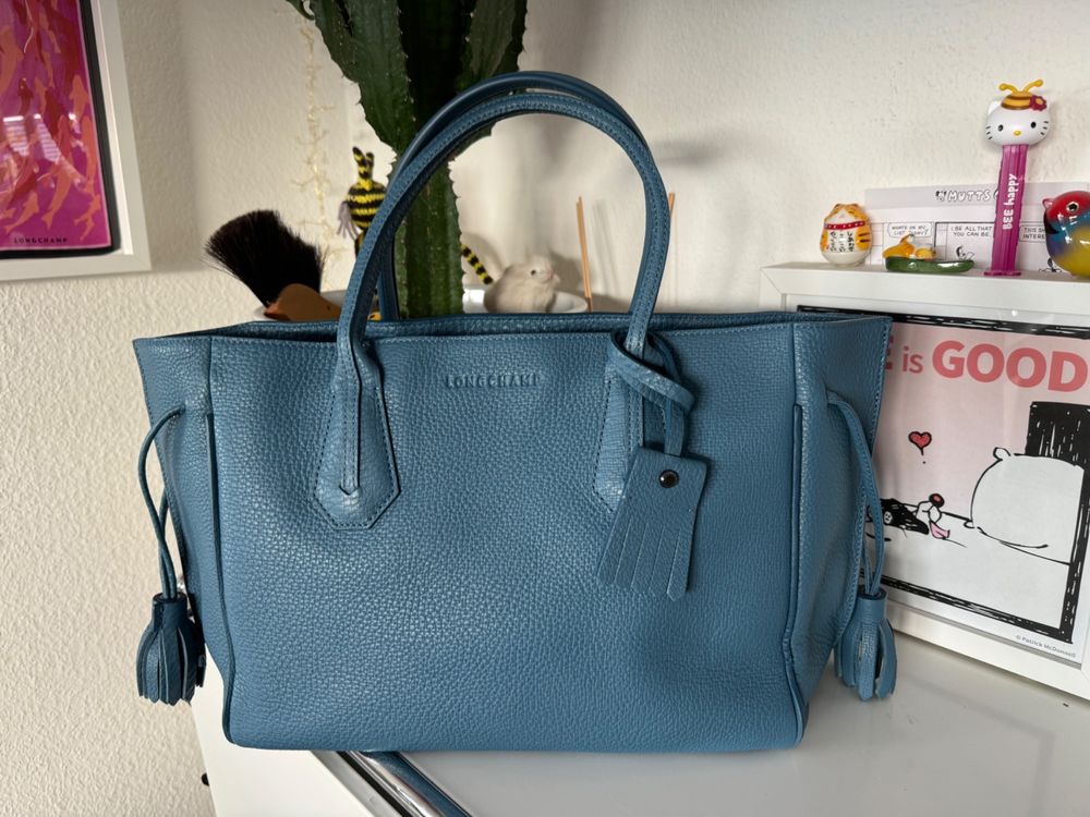 Sac longchamp penelope outlet bleu