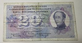 Suisse 20 Fr. 18.12.1958 Serie 15 P