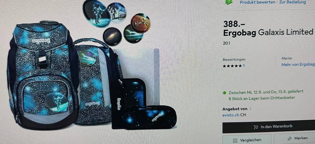 Sacs & sacs à dos: Schulsack / Schulthek / Ergobag Set / neuwertig – D'occasion à Dulliken par Howdah 3