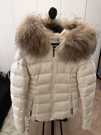 ROCKANDBLUE Daunenjacke Gr. 34, mit abnehmbaren echtem Fehl.