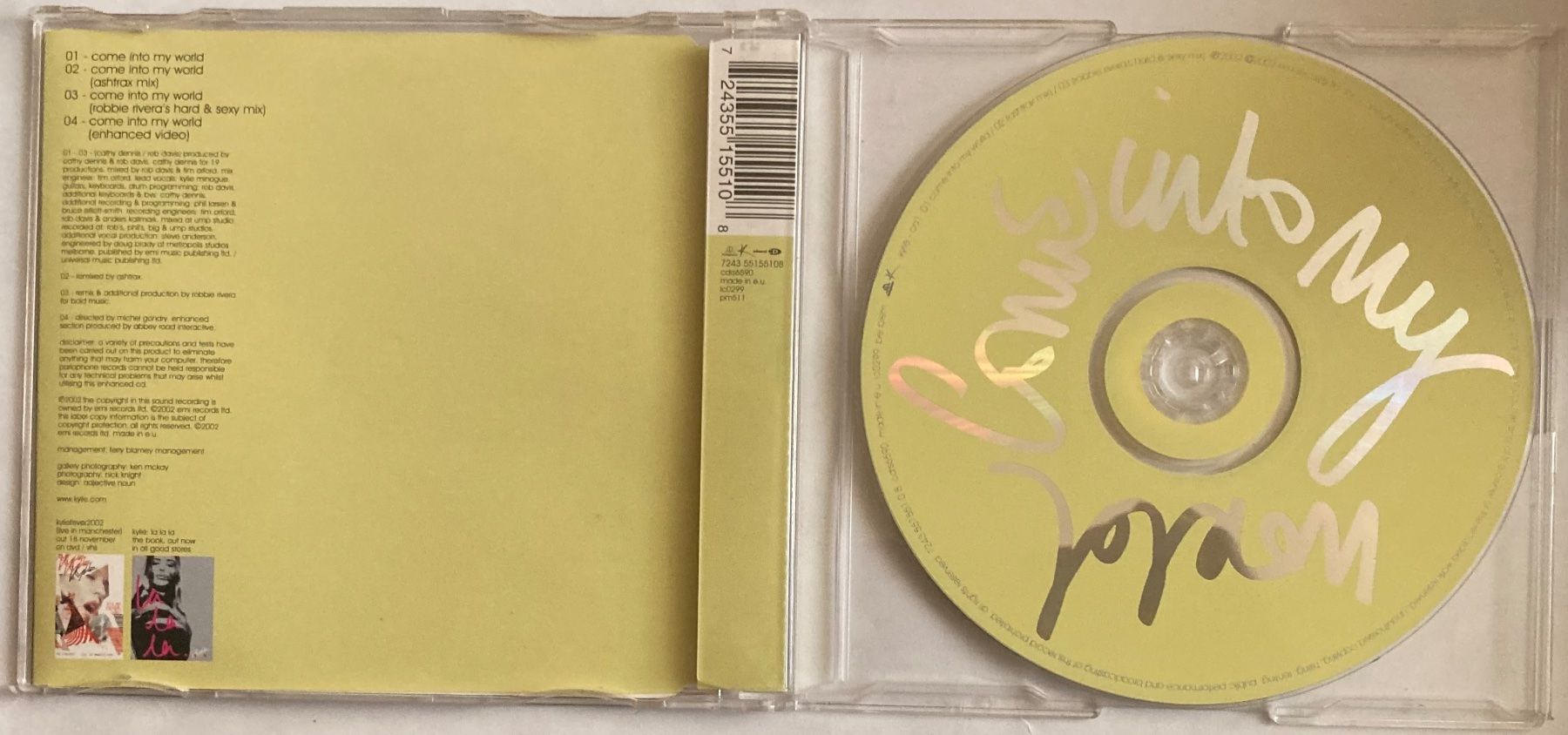 CD: KYLIE MINOGUE - COME INTO MY WORLD – Usato da Poliez-Pittet venduto da Newtown-Records 1