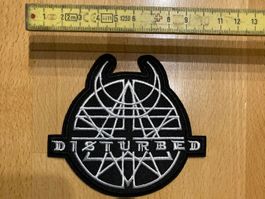 Disturbed Patch Sticker Aufnäher Metal Rock Band