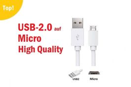 Lade-Kabel USB-2 / MICRO, kompatibel Samsung Xiaomi Huawei