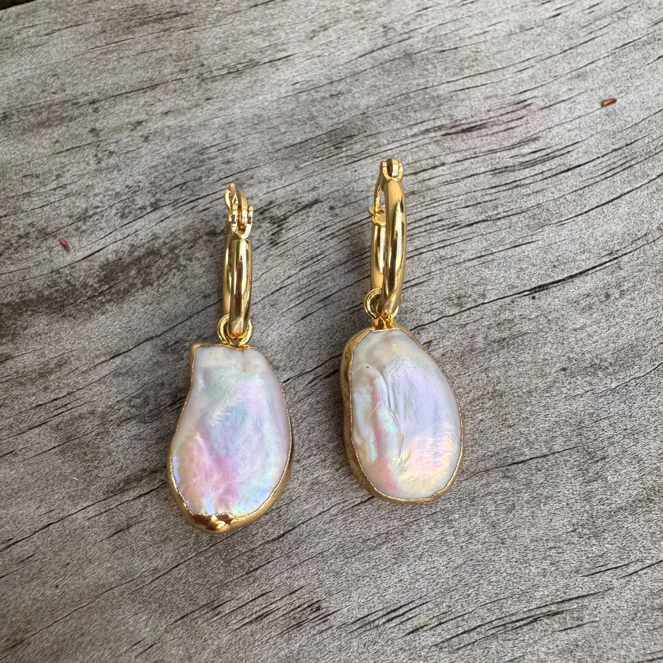 Ohrringe & -stecker: Wunderschön: echte Perlen, vergoldete Creolen Perlenohrringe – Neu und originalverpackt aus Rombach von Ivreajewels 1