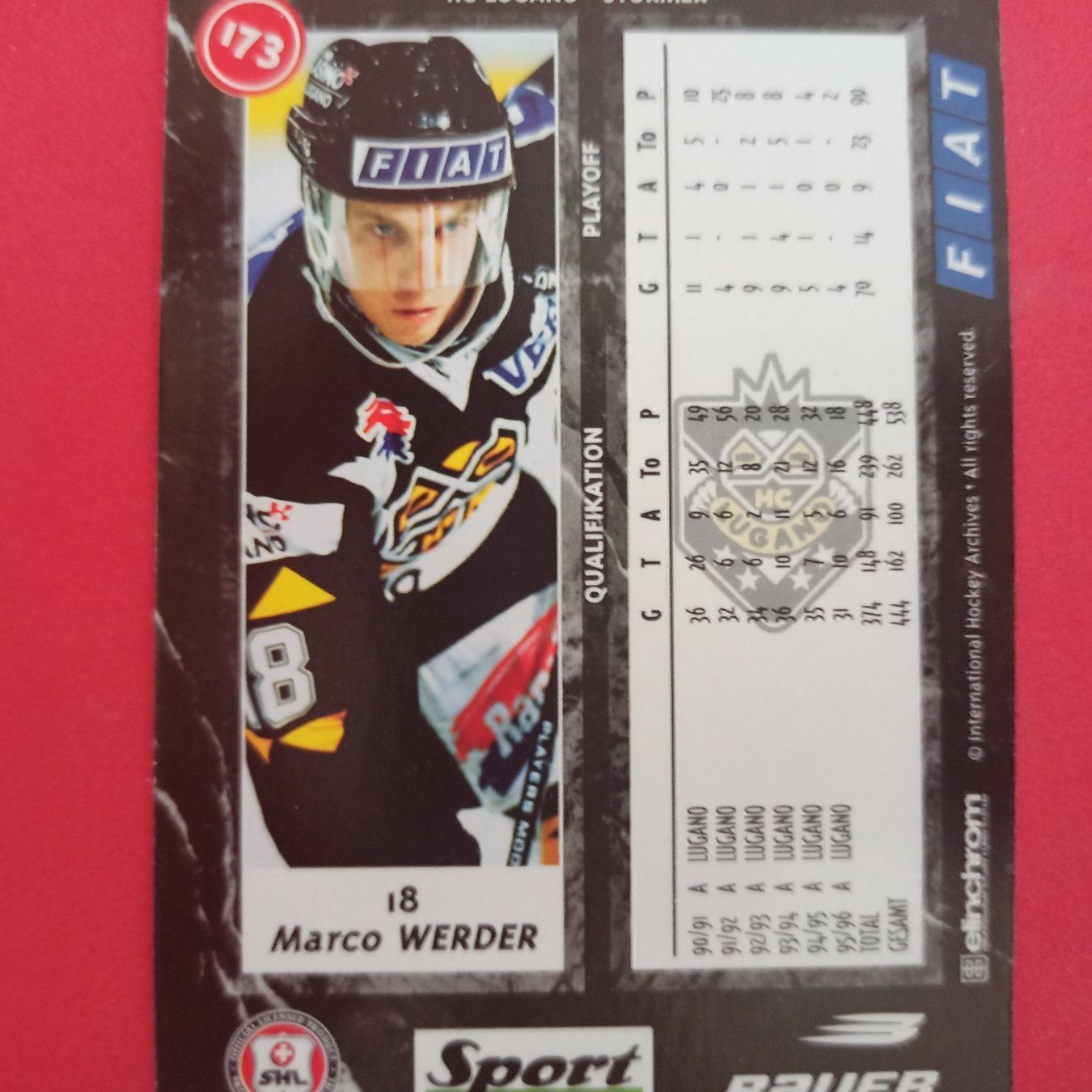 Sammelbilder & Trading cards: Marco Werdet - HC LUGANO - 1996/97 – Gebraucht aus Dübendorf von kb86_MOVIE 1