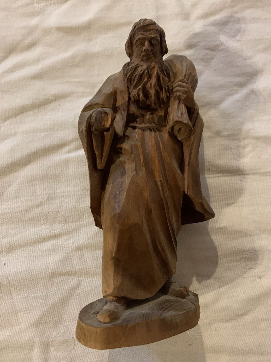Sculture & Statue: Alter Mann mit Sack Schnitzerei  – Usato da Dotnacht venduto da tmn_8