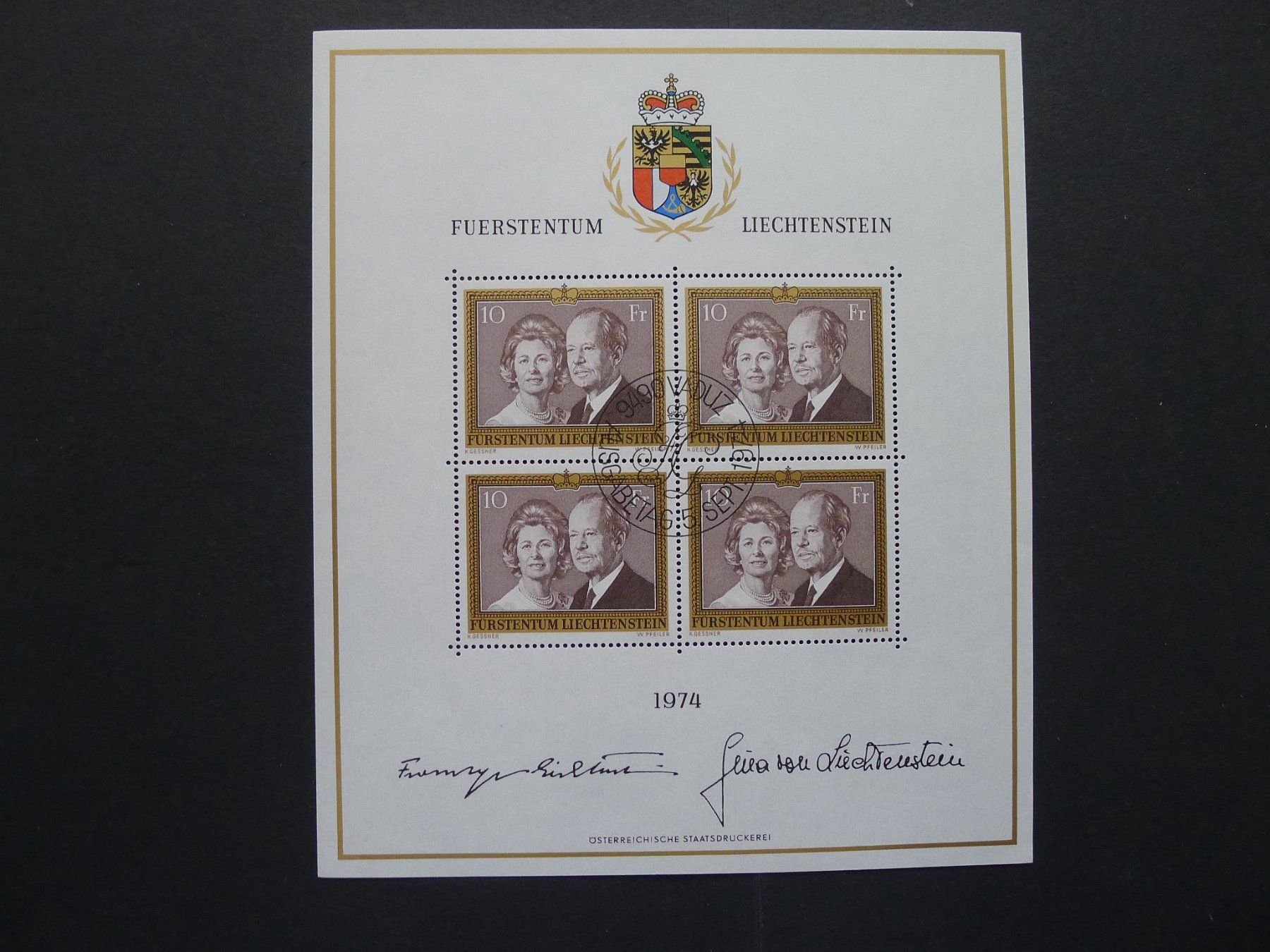 Tutti i francobolli: 1974 Nr. 538 im Kleinbogen mit ET Stempel – Usato da Dagmersellen venduto da wyss1982